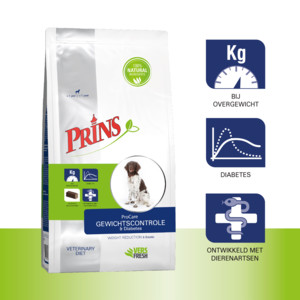 Prins ProCare Pressed Veterinary Diet Weight Reduction & Diabetic Hondenvoer 3 kg