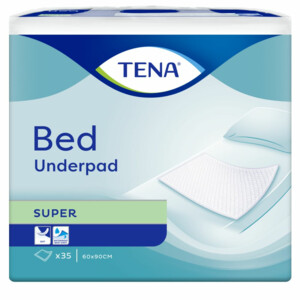 2x TENA Bed Onderlegger Super 60 x 90 cm - 44.29 euro