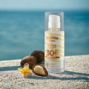 2x Hawaiian Tropic Zonnebrand SPF 30 Gezicht Silk Air Soft - 10.56 euro