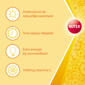 Roter Vitamine C 1000 mg Pro Boost Time Released - 7.11 euro