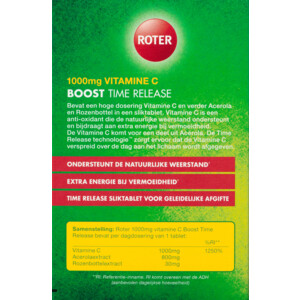 Roter Vitamine C 1000 mg Pro Boost Time Released - 7.11 euro