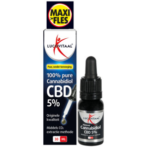 2x Lucovitaal CBD Cannabidiol Olie 5% - 47.99 euro