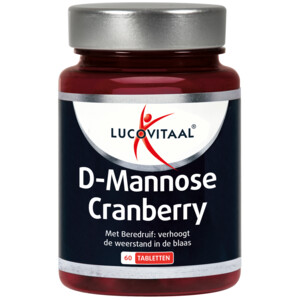 2x Lucovitaal D-Mannose Cranberry Blaasfunctie - 19.98 euro