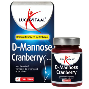 2x Lucovitaal D-Mannose Cranberry Blaasfunctie - 19.98 euro