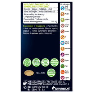 Lucovitaal Pepermuntolie - 17.99 euro