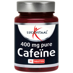 2x Lucovitaal Pure Cafeïne 400 mg - 9.99 euro