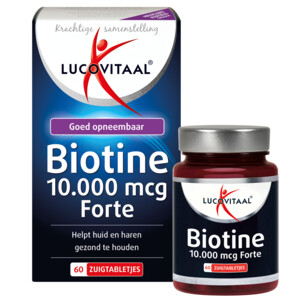 Lucovitaal Biotine 10.000 mcg Forte - 15.99 euro