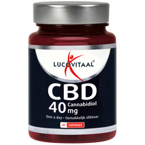 Lucovitaal CBD 40 mg capsules - 59.99 euro