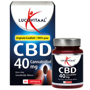 Lucovitaal CBD 40 mg capsules - 59.99 euro