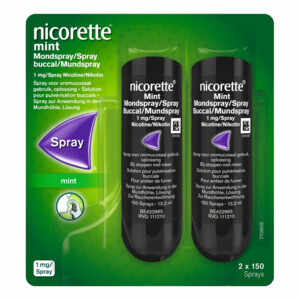 Nicorette Mondspray Mint Duo 1 mg - 41.69 euro