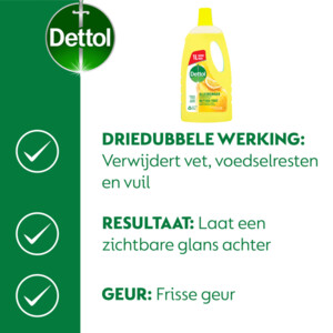 8x Dettol Allesreiniger Power & Fresh Citroen - 30.12 euro