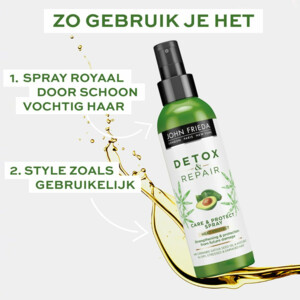 4x John Frieda Detox & Repair Protect Spray - 42.16 euro