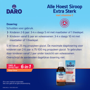 36x Daro Alle Hoest Siroop Extra Sterk met Vitamine C - 336.49 euro
