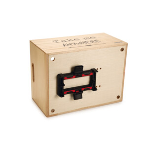 Beeztees Houten Fietsmand Journey met Draadkap 45 x 33 x 45 cm
