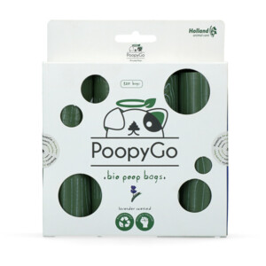 PoopyGo Eco Friendly Poepzakjes met Lavendelgeur 8 x 15 zakjes