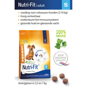 Fokker Nutri-Fit Hondenvoer S 7 kg