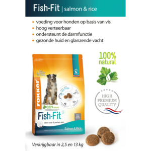 Fokker Fish-Fit Hondenvoer - 20.55 euro