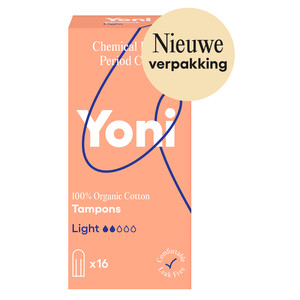 Yoni Biologisch Katoenen Tampons Light - 4.09 euro