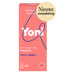 Yoni Biologisch Katoenen Tampons Heavy - 4.69 euro