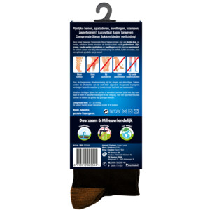 Lucovitaal Compressie Steun Sokken Zwart maat 36-41 - 7.99 euro