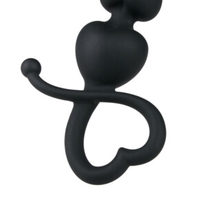 Easytoys Anaal Kralen met Hartje Zwart - 9.99 euro