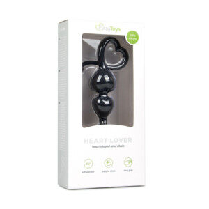 Easytoys Anaal Kralen met Hartje Zwart - 9.99 euro