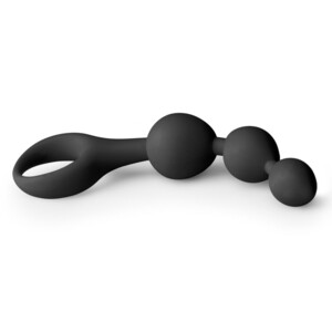 Easytoys Siliconen Anale Kralen Dildo  Zwart - 12.99 euro