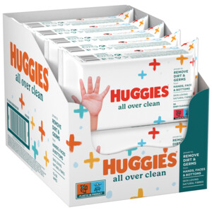 10x Huggies Babydoekjes All Over Clean x 56 = doekjes | Plein.nl
