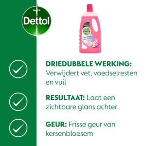 Dettol Power & Fresh Allesreiniger Kersenbloesem - 3.75 euro
