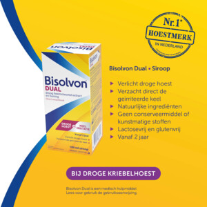Bisolvon Dual Droogheemswortel Extract En Honing - 8.59 euro