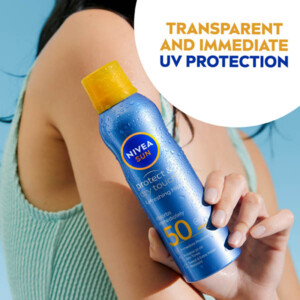 NIVEA Sun Protect en Dry Touch Verfrissende Vernevelende Spray SPF 50 - 28.99 euro
