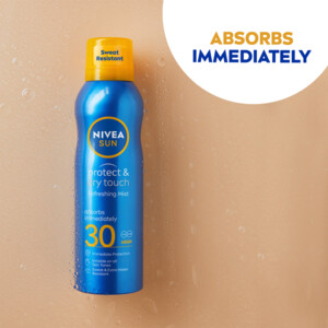 3x NIVEA Sun Protect en Dry Touch Verfrissende Vernevelende Spray SPF 30 - 79.3 euro