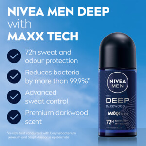 6x NIVEA Men Deodorant Roller Deep - 35.55 euro