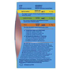 Tampax Pearl Compak Super Tampons Met Inbrenghuls - 4.55 euro