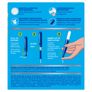Tampax Pearl Compak Super Tampons Met Inbrenghuls - 4.55 euro