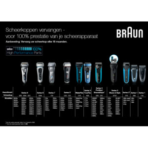 Braun Scheerapparaat Series 8 8340s Zwart - 199.99 euro
