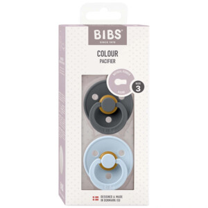 Bibs Fopspeen Maat 3 18+ mnd Iron Baby Blue - 9.85 euro
