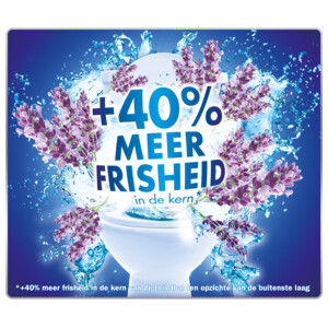 10x Witte Reus Toiletblok Kracht Actief Lavendel - 29.99 euro