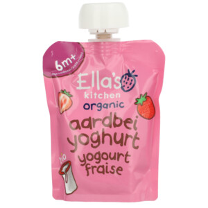 Ella's Kitchen Biologisch Knijpfruit 6+m Aardbeien Yoghurt - 1.49 euro