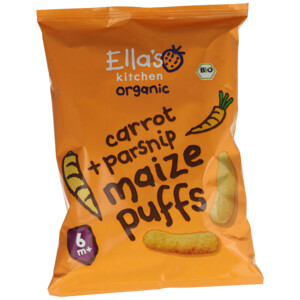 4x Ella's Kitchen Biologisch Mais Sticks 6+m Wortel & Pastinaak - 4.77 euro