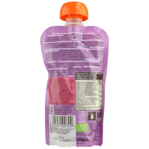 Ella's Kitchen Biologisch Knijpfruit 4+m Appel, Zoete aardappel, Pompoen & Bosbessen - 1.79 euro