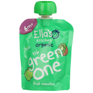 6x Ella's Kitchen Biologisch Knijpfruit 6+m Appel, Peer, Banaan, Kiwi - 6.07 euro