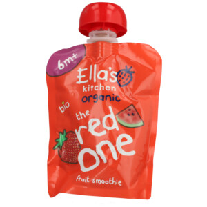 Ella's Kitchen Biologisch Knijpfruit 6+m Banaan, Aardbei, Appel, Framboos & Watermeloen - 1.29 euro